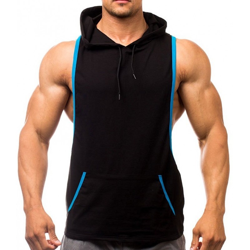 Gym Fitness Stringer Hoodies #013